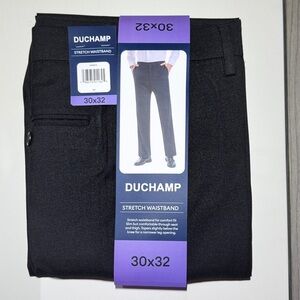 Duchamp Men's Black Dress Pant 30x32